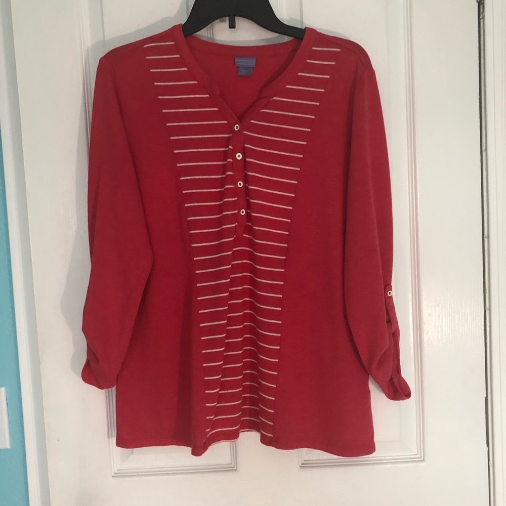 GUC Lauren Scott  coral top in size xlarge